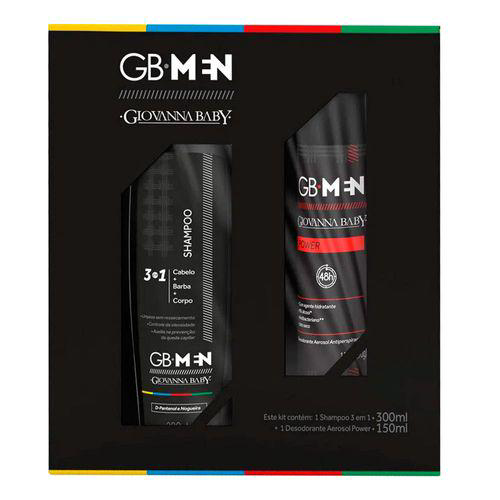 Imagem do produto Giovanna Baby Men Kit The Power Shampoo 3Em1 + Aero