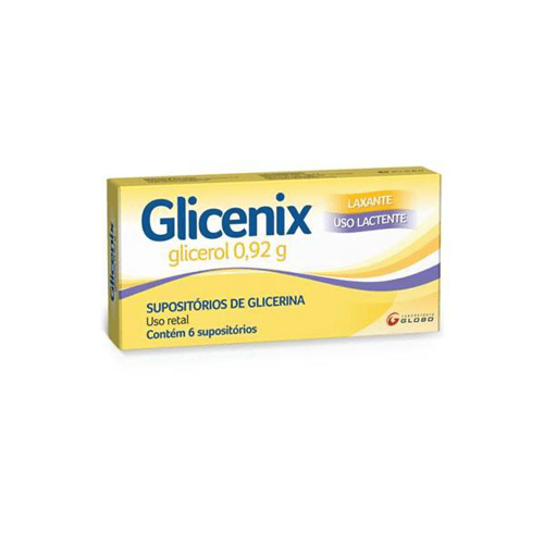 Glicenix Supositório Lactante Com 6 0,92G