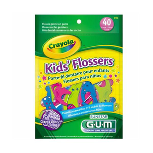 Imagem do produto Gum Fio Dental Com Cabo Kids Crayola Uva 40Un Ref 896