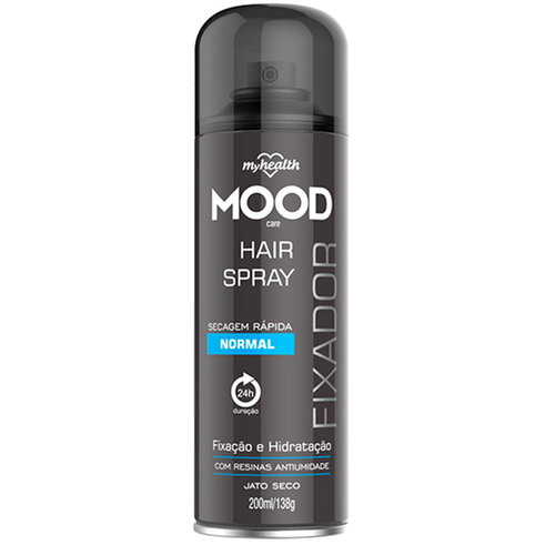 Imagem do produto Hair Spray Fixador De Cabelo Normal Mood My Health 200Ml