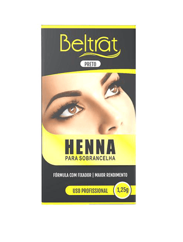 Imagem do produto Henna Para Sobrancelha Beltrat Preto 1,25G
