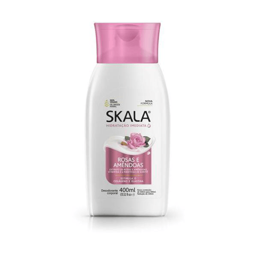 Imagem do produto Hidratante Desodorante Corporal Skala Rosas E Amêndoas Com 400Ml