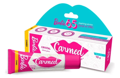 Imagem do produto Hidratante Labial Carmed Barbie Crystal Efeito Gloss 10G