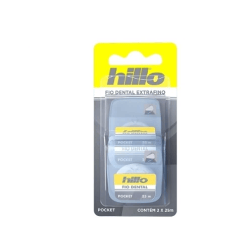 Imagem do produto Hillo Fio Dental Pocket Extrafino 2X25m