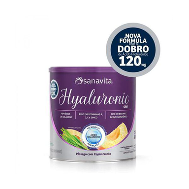Imagem do produto Hyaluronic Skin Sanavita 120Mg Pêssego E Capim Santo 300G