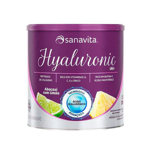 Imagem do produto Hyaluronic Skin Sanavita Sabor Abacaxi Com Limão 300G