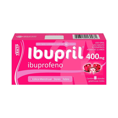 Imagem do produto Ibupril 400Mg 8 Cápsulas