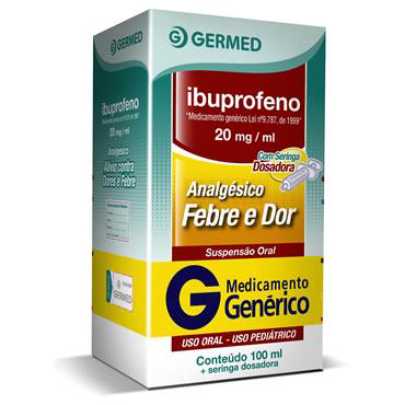 Imagem do produto Ibuprofeno - 20Mg 100Ml Germed Genérico
