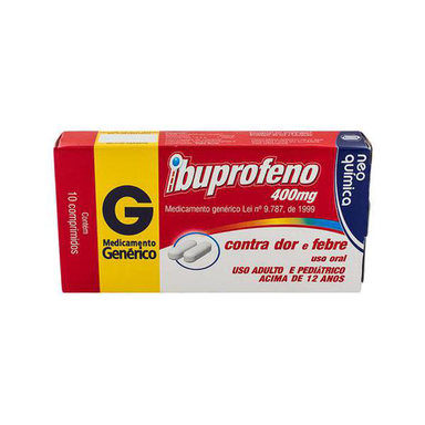 Ibuprofeno - 400Mg 10 Comprimidos Brainfarma Genérico