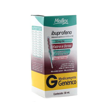 Imagem do produto Ibuprofeno - 50Mg 30Ml Medley Genérico