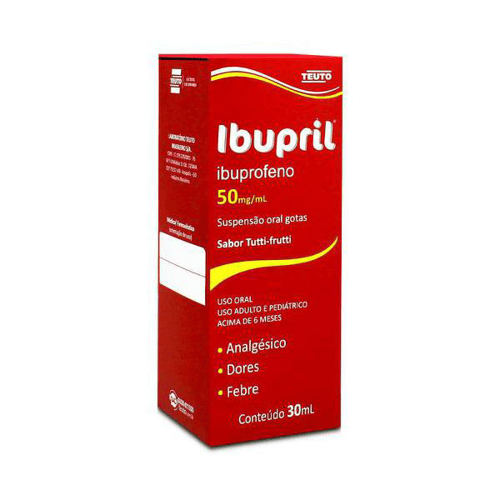 Imagem do produto Ibuprofeno Ibupril 50 Mg Ml Gotas Com 30 Ml