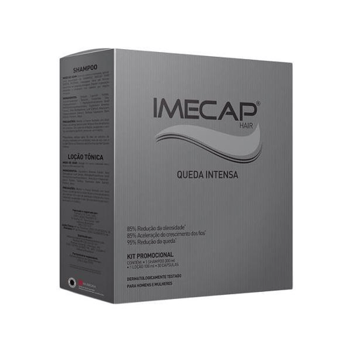 Imagem do produto Imecap Hair Queda Intensa Kit Loc E Sh E 30 Cps