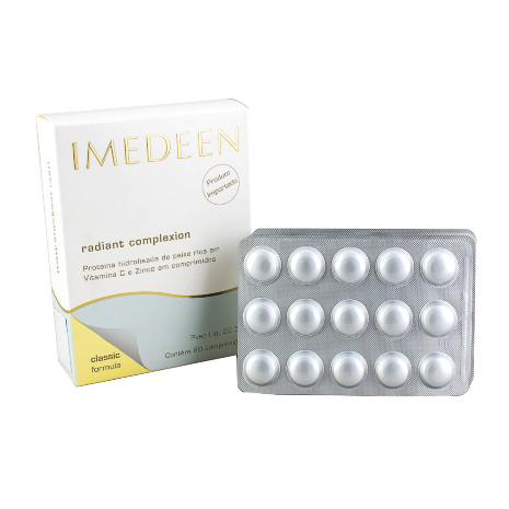 Imagem do produto Imedeen - Radiant Complexion 60 Capsulas - Suplemento Com Proteina Marinha, Vitamina C E Zinco