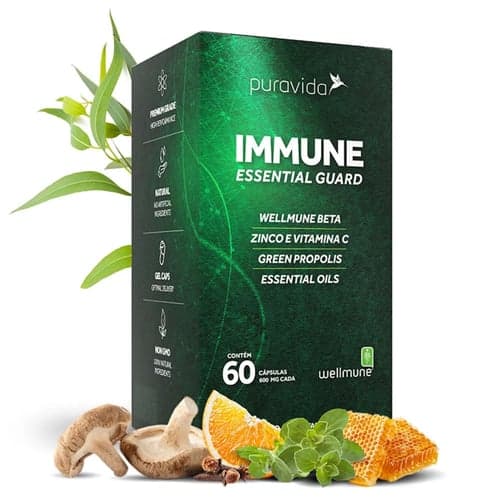 Imagem do produto Immune Essential Guard Puravida Com 60 Cápsulas