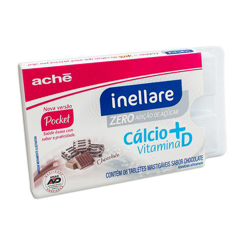 Imagem do produto Inellare Zero Adicao De Açúcar Sabor Chocolate Com 6 Tabletes