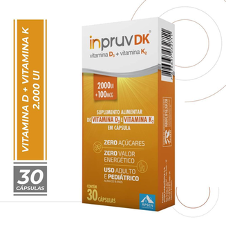 Imagem do produto Inpruv Dk 2.000Ui + 100Mcg Com 30 Comprimidos Apsen Revestidos