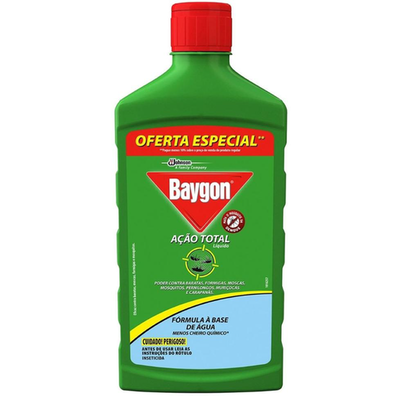 Imagem do produto Inseticida Líquido Baygon Ação Total Base Água 475Ml Oferta Especial