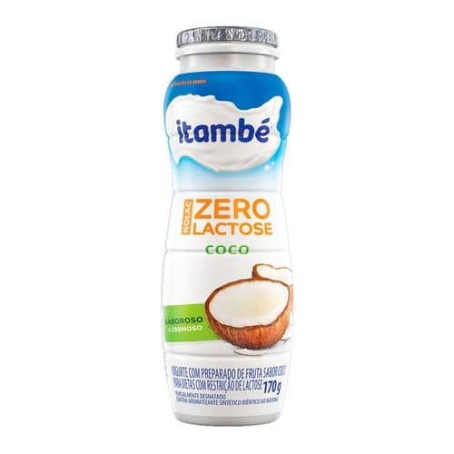 Imagem do produto Iogurte Itambé Nolac Zero Lactose Coco 170G