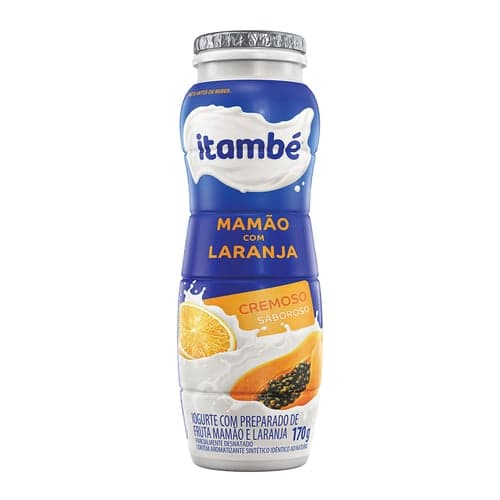 Imagem do produto Iogurte Vitambé Mamão Com Laranja 180G