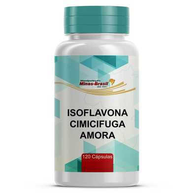 Imagem do produto Isoflavona Cimicifuga Amora 120 Cápsulas