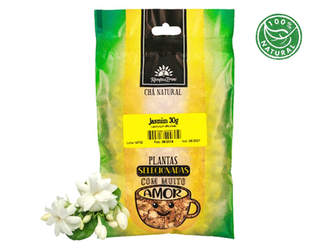 Imagem do produto Jasmim Chá 100 % Natural Só Flores Kampo De Ervas 30 Gramas