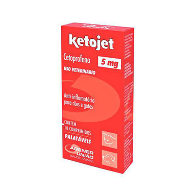 Imagem do produto Ketojet 5Mg Antiinflamatório Cães E Gatos
