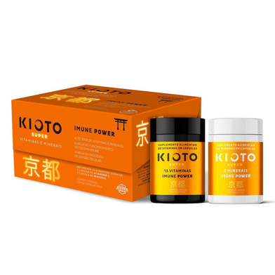 Imagem do produto Kiotos Super Imune Power Vitaminas E Minerais Com 60 Cápsulas