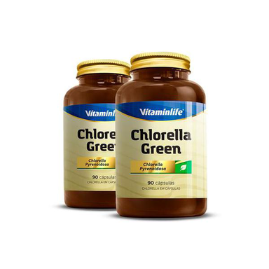 Imagem do produto Kit 2 Chlorella Green Vitaminlife 90 Cápsulas