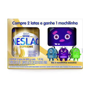 Imagem do produto Kit 2X800g Neslac Supreme Composto Lácteo +Mochilinha