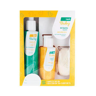 Imagem do produto Kit 3 Em 1 Needs Baby Shampoo + Colônia + Sabonete Em Barra 1 Unidade