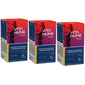 Imagem do produto Kit 3 Vita Mune Az Mulher Bariátricos 60 Comprimidos