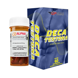 Kit Alpha Axcell 210Mg Com 30 Cápsulas + Deca Testona 60 Up Sports Nutrition