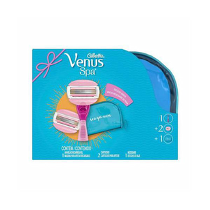 Imagem do produto Kit Aparelho De Depilar Gillette Venus Spa Com 1 Unidade + 2 Cargas Nécessaire