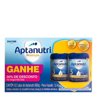 Imagem do produto Kit Aptanutri Premium 2 Latas 800G Ganhe 30% De Desconto Na 2 Unidade 2 Unidades