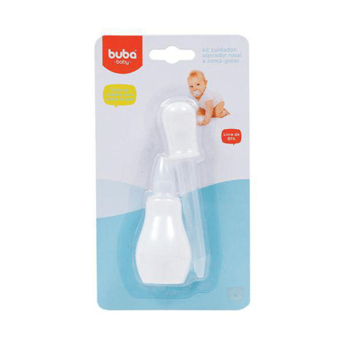 Imagem do produto Kit Aspirador Nasal E Contagotas 0M+ Buba Buba6142 Aspirador Nasal Baby