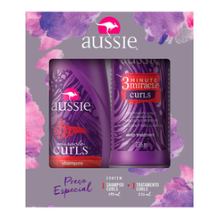 Imagem do produto Kit Aussie Curls Shampoo + Creme De Tratamento 1 Unidade