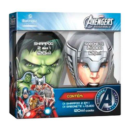 Imagem do produto Kit Avengers Shampoo Hulk 120Ml E Sabonete Liquido Thor 120Ml