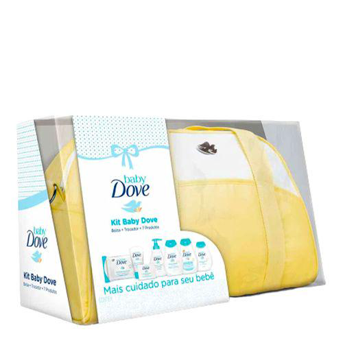 Imagem do produto Kit Baby Dove Bolsa + Trocador + 7 Produtos Amarela