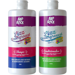 Imagem do produto Kit Bad Rock Lizz Undergrond Shampoo 500Ml+Condionador 500Ml