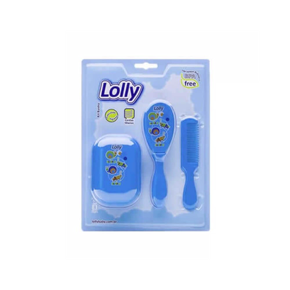Kit Banho Lolly Zoo Azul Ref715101