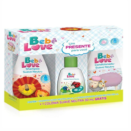 Imagem do produto Kit Bebê Love Suave Neutro Shampoo 240Ml + Condicionador 220Ml + Grátis Colônia 30Ml