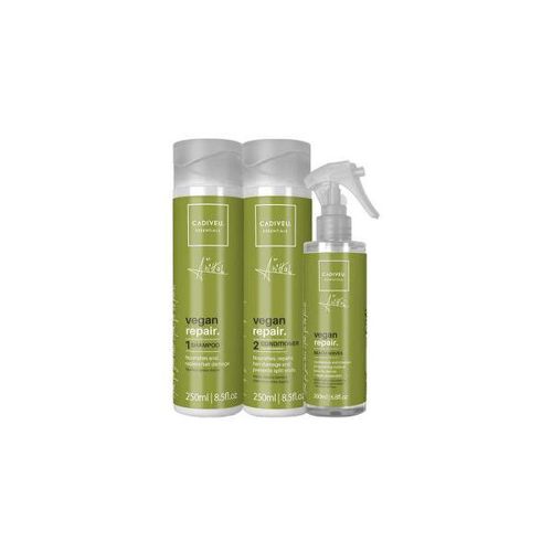 Imagem do produto Kit Capilar Cadiveu Essentials Vegan Repair Anitta Shampoo E Condicionador E Leave-In