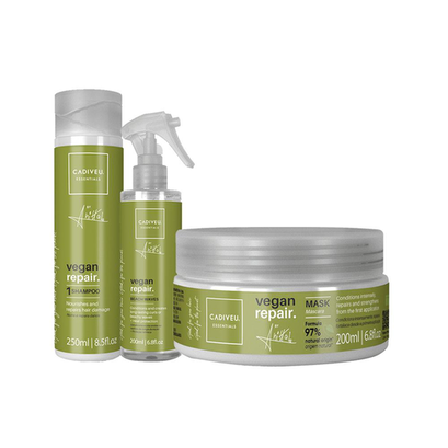 Imagem do produto Kit Cadiveu Essentials Vegan Repair By Anitta Shampoo E Máscara E Leavein Waves