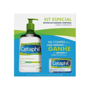 Imagem do produto Kit Cetaphil Loção Hidratante 473Ml Grátis Sabonete Em Barra Pele Seca 80G