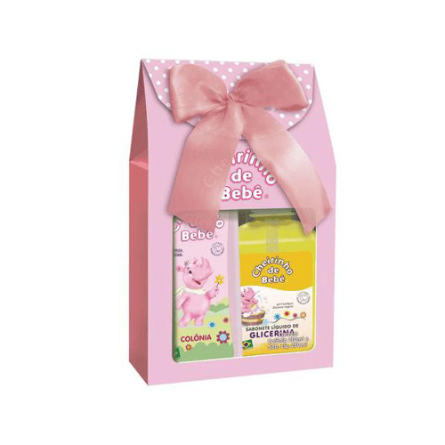 Imagem do produto Kit Cherinho De Bebê Colônia E Sabonete Rosa 250Ml
