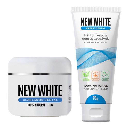 Imagem do produto Kit Clareador Dental New White + Creme Dental 1 Unidade