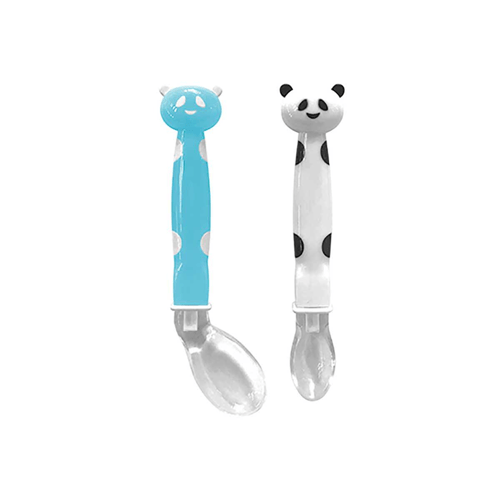 Imagem do produto Kit Colher Em Silicone Panda Azul 08234 Buba
