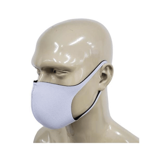 Imagem do produto Kit Com 3 Máscaras De Proteção Neoprene Anatômico Lavável Kit 3 Branco