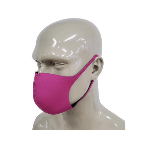 Imagem do produto Kit Com 3 Máscaras De Proteção Neoprene Anatômico Lavável Kit 3 Rosa