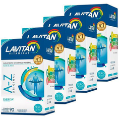 Imagem do produto Kit Com 4 Lavitan Az Original C/ 60 Comprimidos Cimid